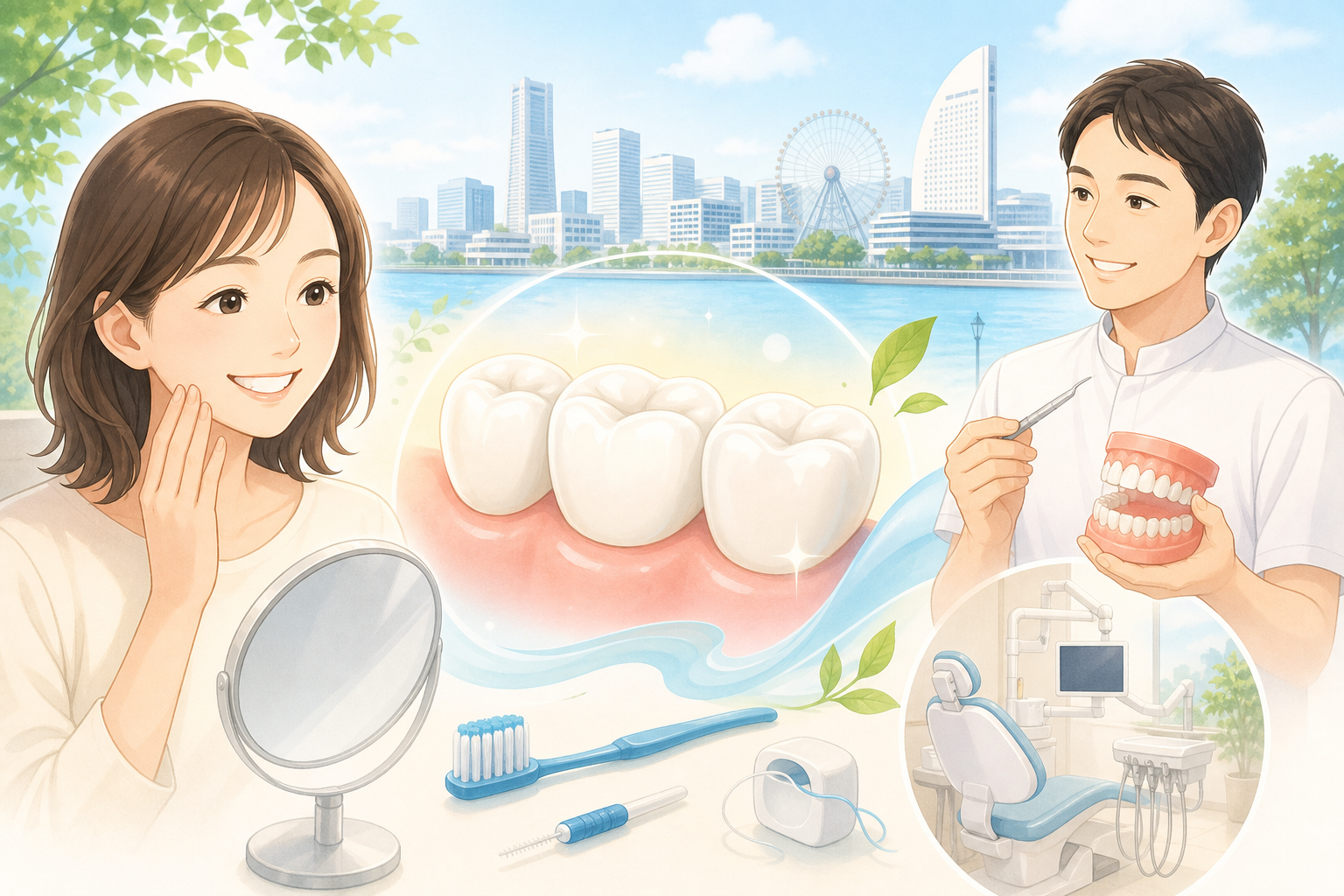 セラミックの歯を長持ちさせたい方へ、横浜市の歯科医が解説
